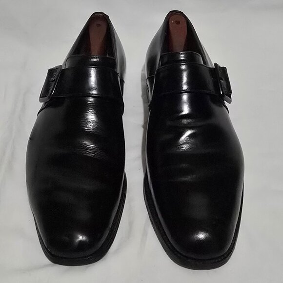 Church's Made in England WESTBURY Calf Leather Monk Strap - Black - Sz 11.5US - Picture 1 of 11